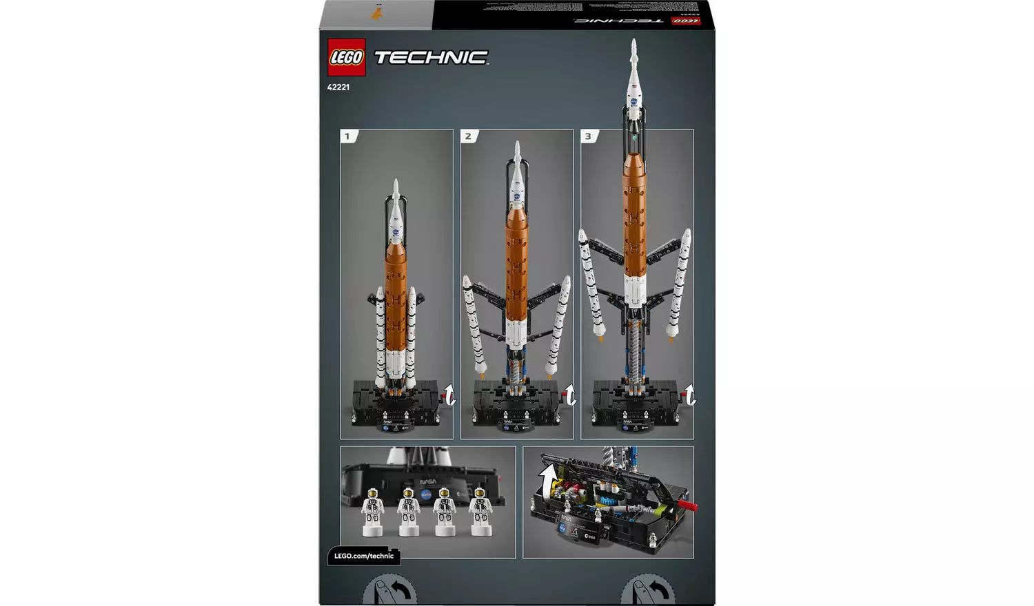 LEGO Technic NASA Artemis Space Launch System Rocket Set | Ages 9+ | Model 42221 | New LEGO