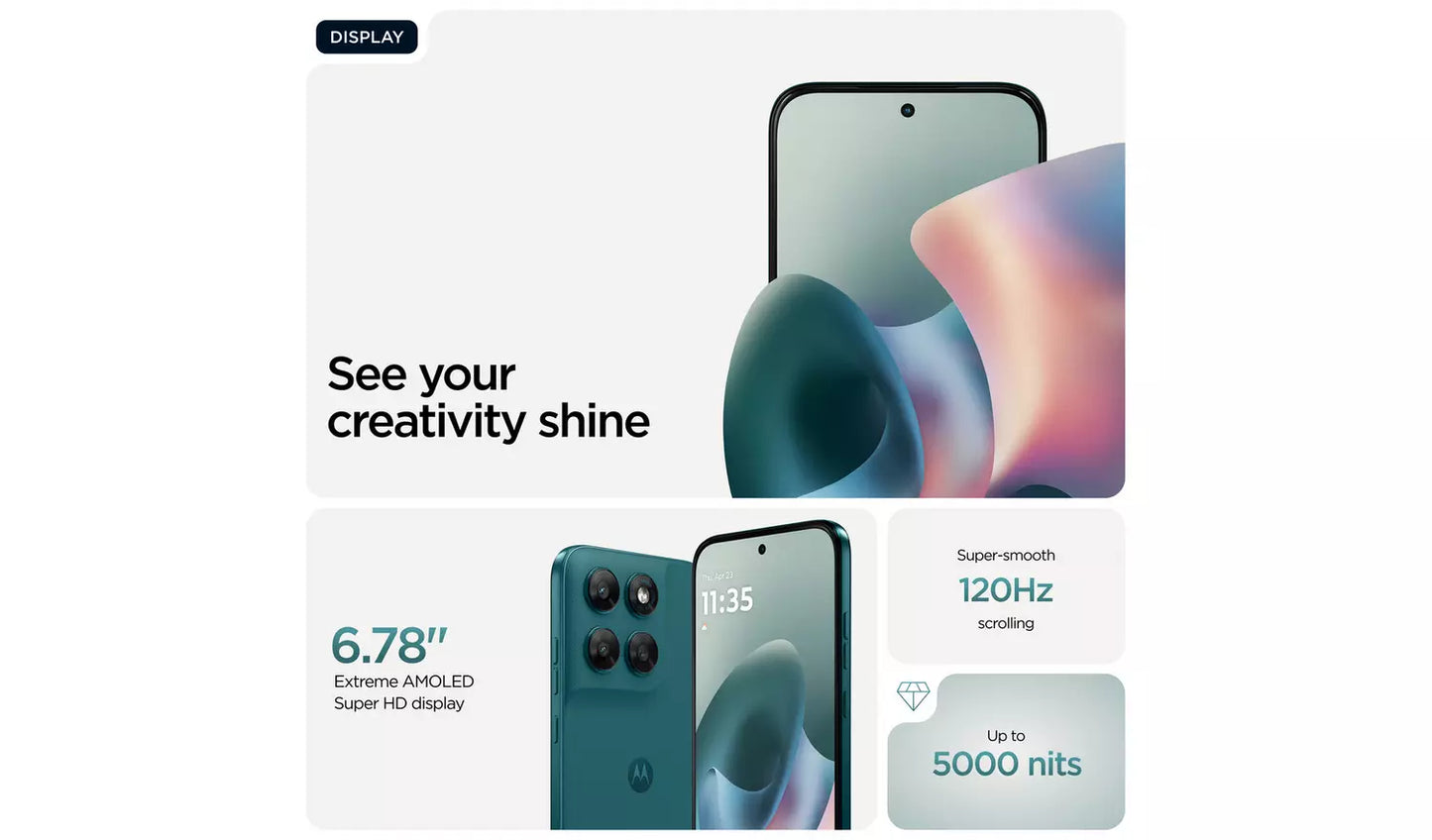 Motorola Moto G77 5G AI 128GB Unlocked - Spruce (New) Motorola