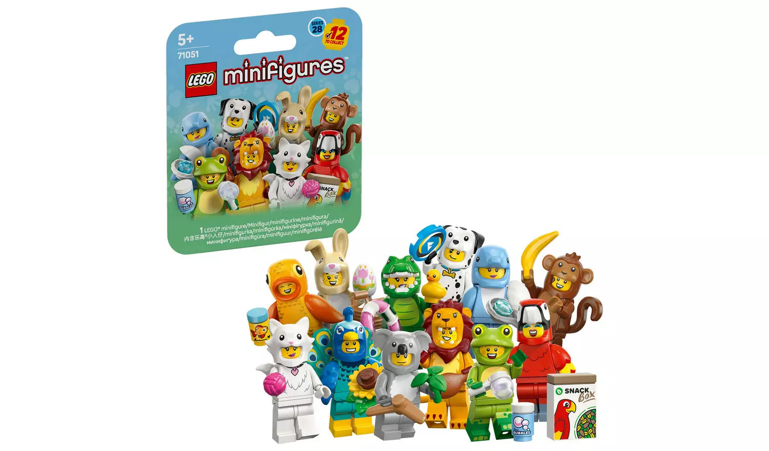 LEGO Minifigures Animal Series 28 – Mystery Box | Ages 5+ | Model 71051 | New LEGO