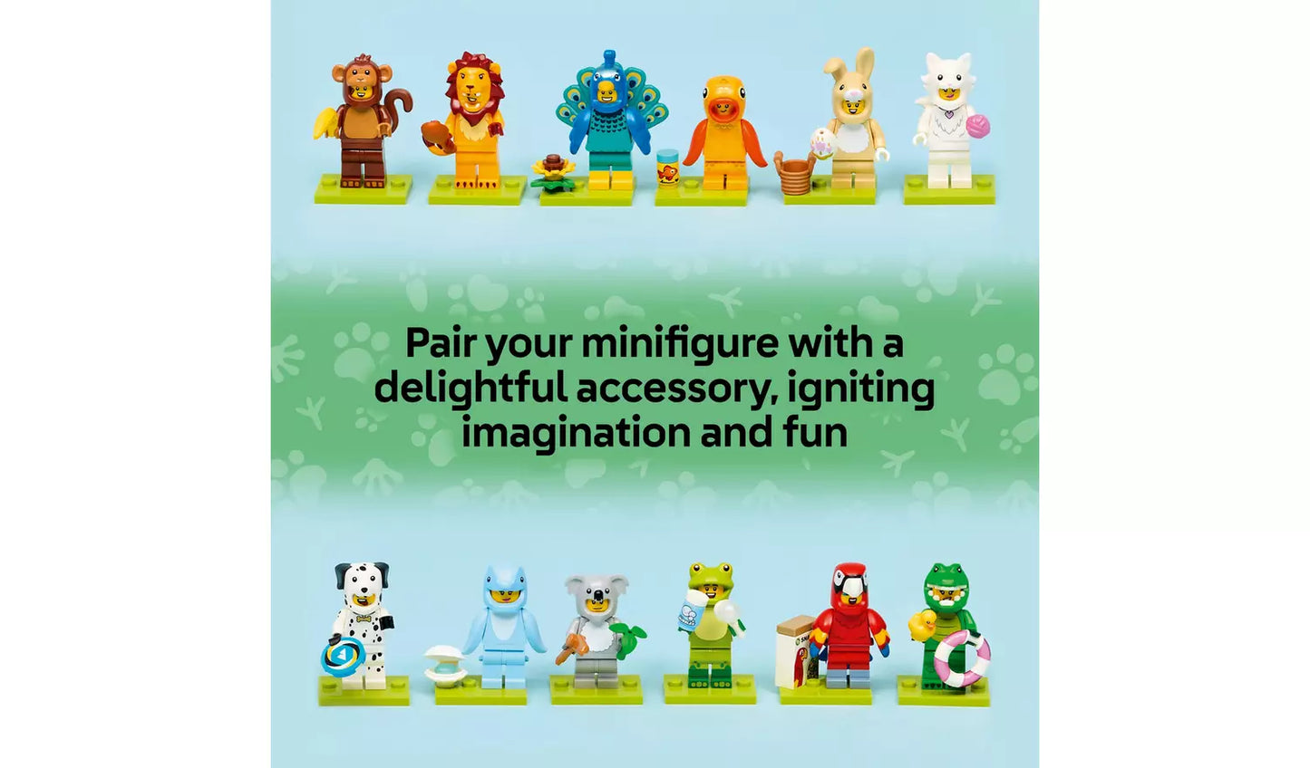 LEGO Minifigures Animal Series 28 – Mystery Box | Ages 5+ | Model 71051 | New LEGO