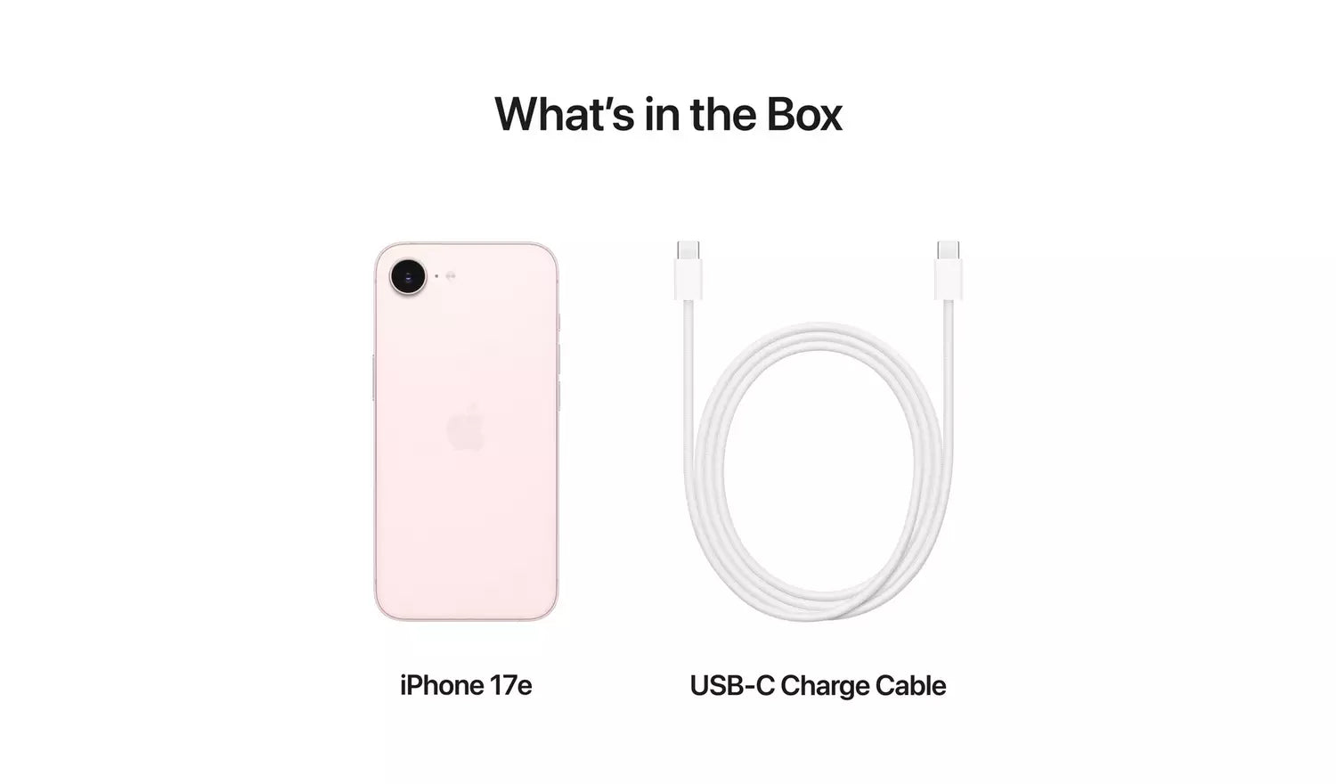 iPhone 17e 5G 256 GB Soft Pink – SIM-Free Unlocked AI Smartphone (New) Apple