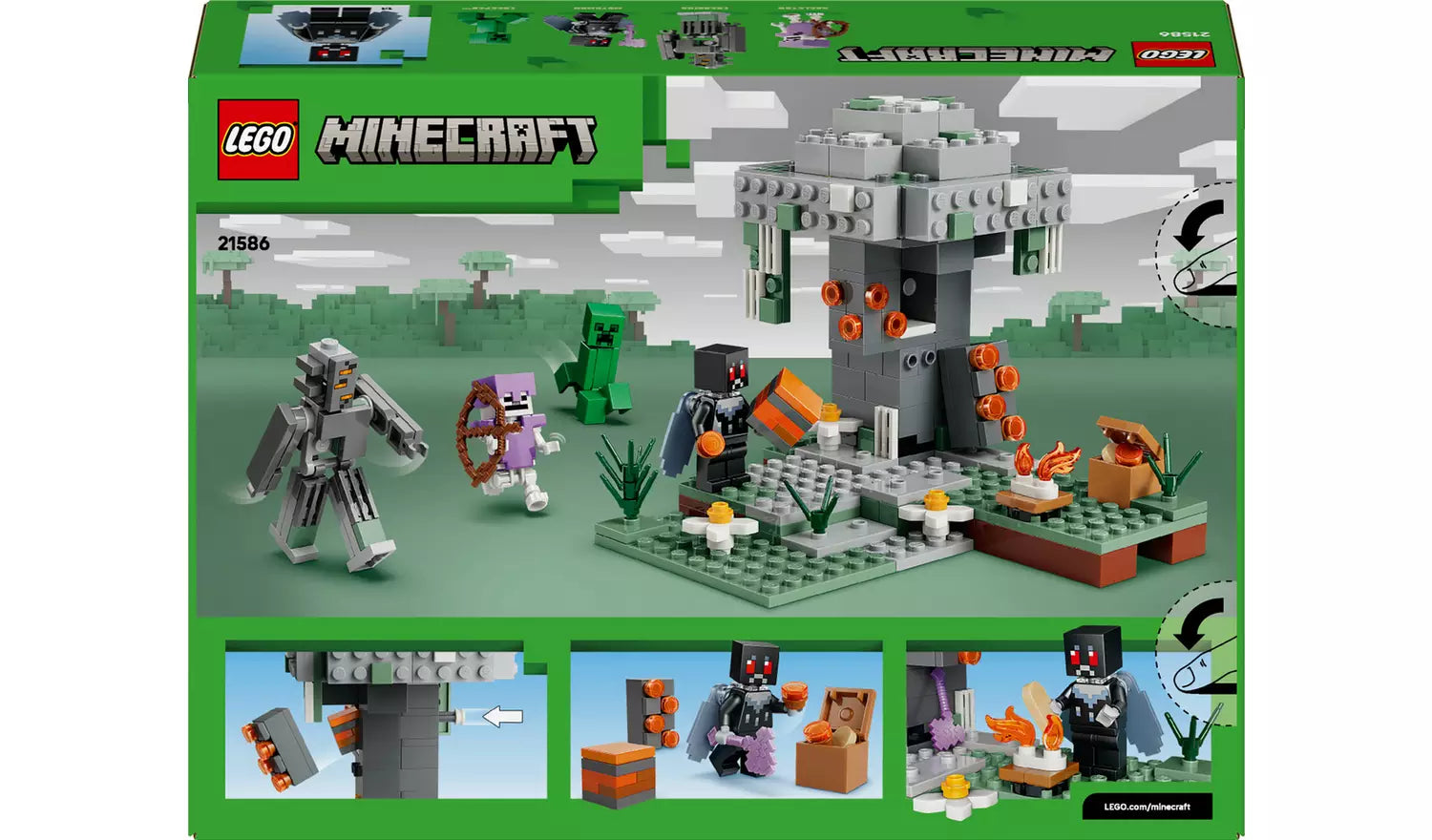 LEGO Minecraft The Pale Garden Building Toy for Kids | Ages 7+ | Model 21586 | New LEGO