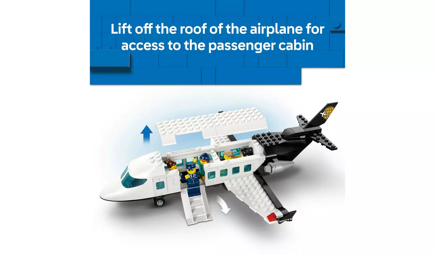 LEGO City Airport with Airplane Toy Model Kit | Ages 8+ | Model 60502 | New LEGO