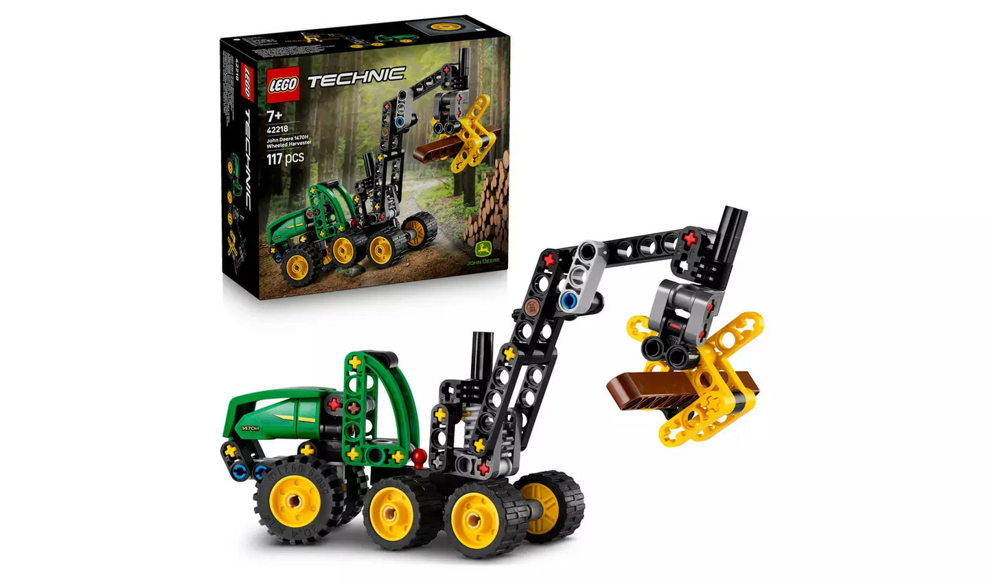 LEGO Technic John Deere 1470H Wheeled Harvester Toy | Ages 7+ | Model 42218 | New LEGO