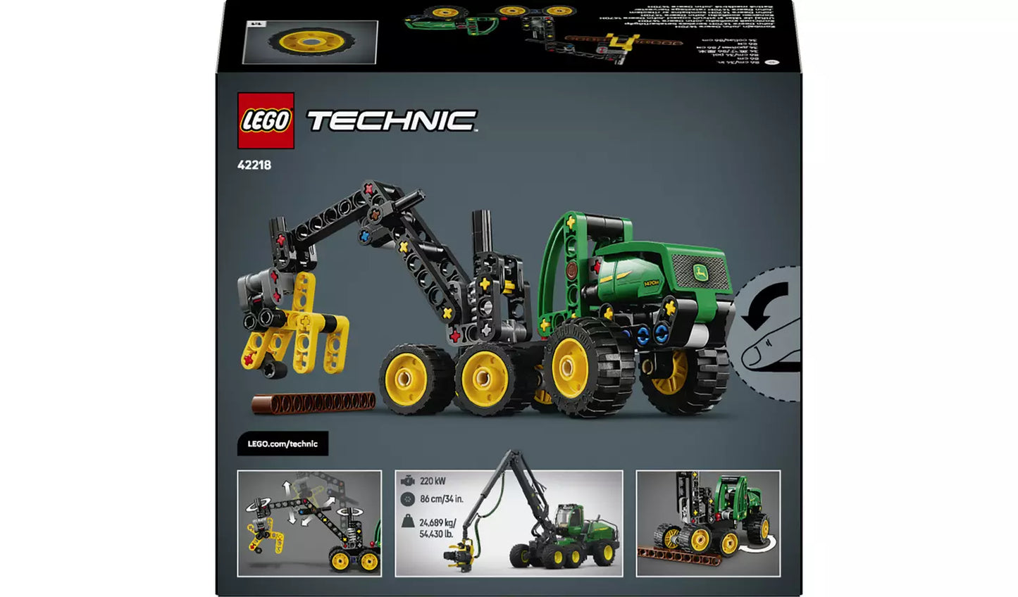 LEGO Technic John Deere 1470H Wheeled Harvester Toy | Ages 7+ | Model 42218 | New LEGO