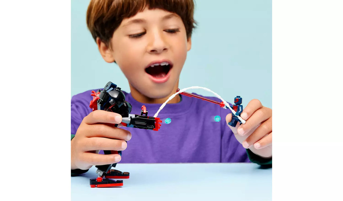 LEGO Marvel Miles Morales Mech vs. Spider-Man 2099 Set | Ages 6+ | Model 76337 | New LEGO