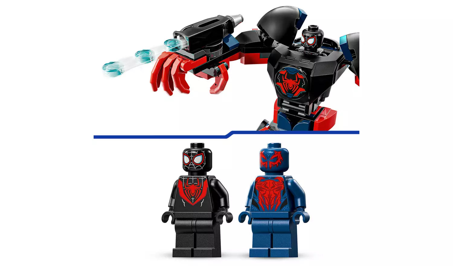 LEGO Marvel Miles Morales Mech vs. Spider-Man 2099 Set | Ages 6+ | Model 76337 | New LEGO