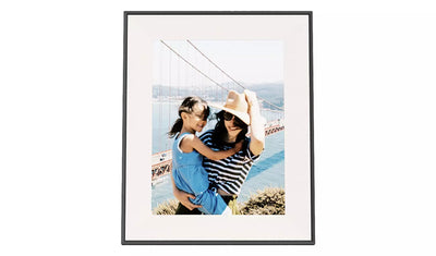 AURA Aspen 12 Inch Digital Photo Frame – Ink with Paper Mat (New) AURA