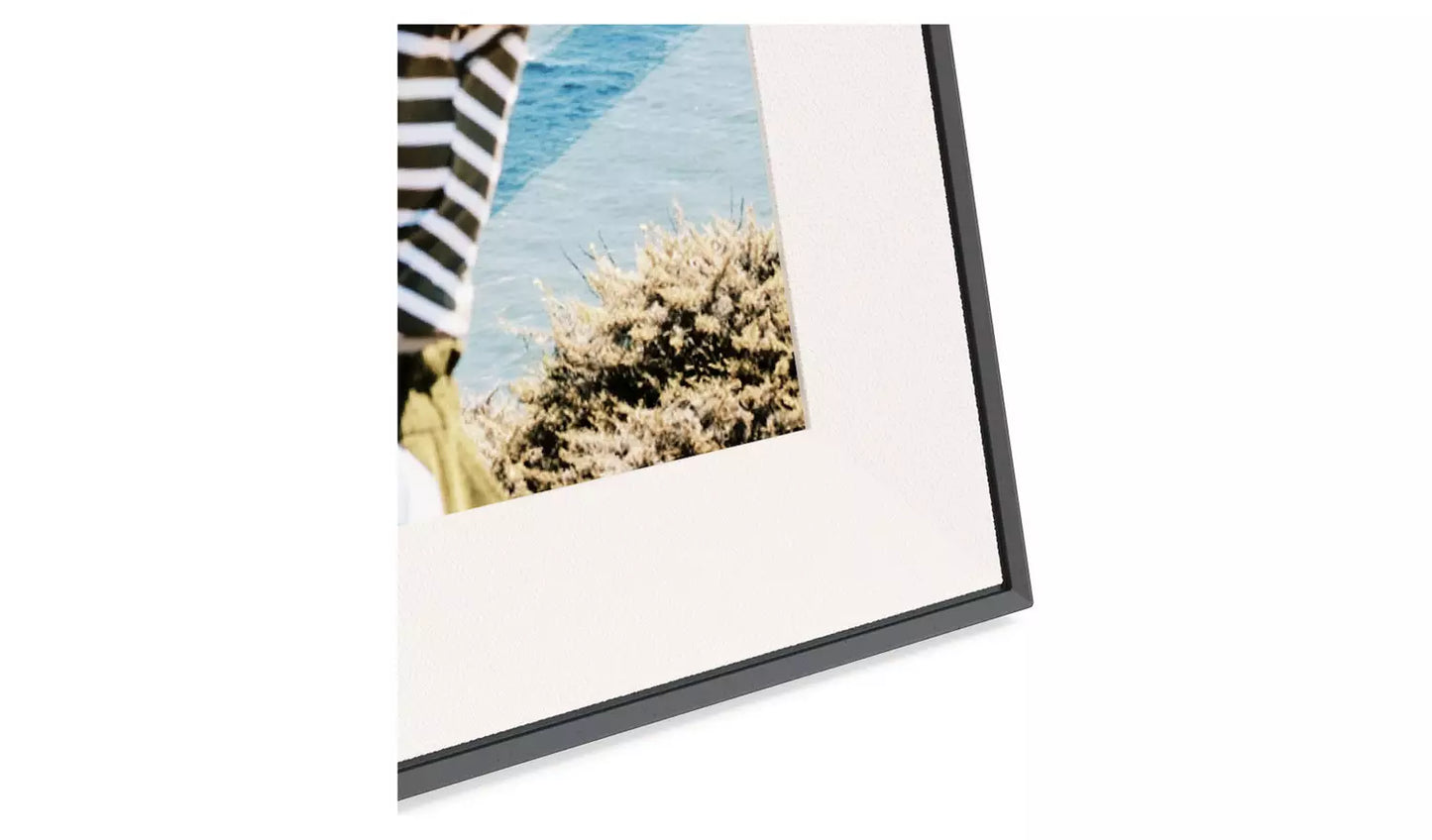 AURA Aspen 12 Inch Digital Photo Frame – Ink with Paper Mat (New) AURA