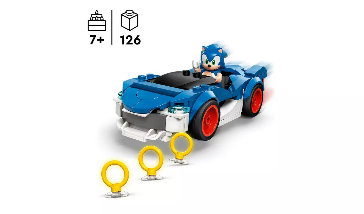 LEGO Sonic the Hedgehog: Sonic – Speedster Lightning | Ages 7+ | Model 77117 | New Lego