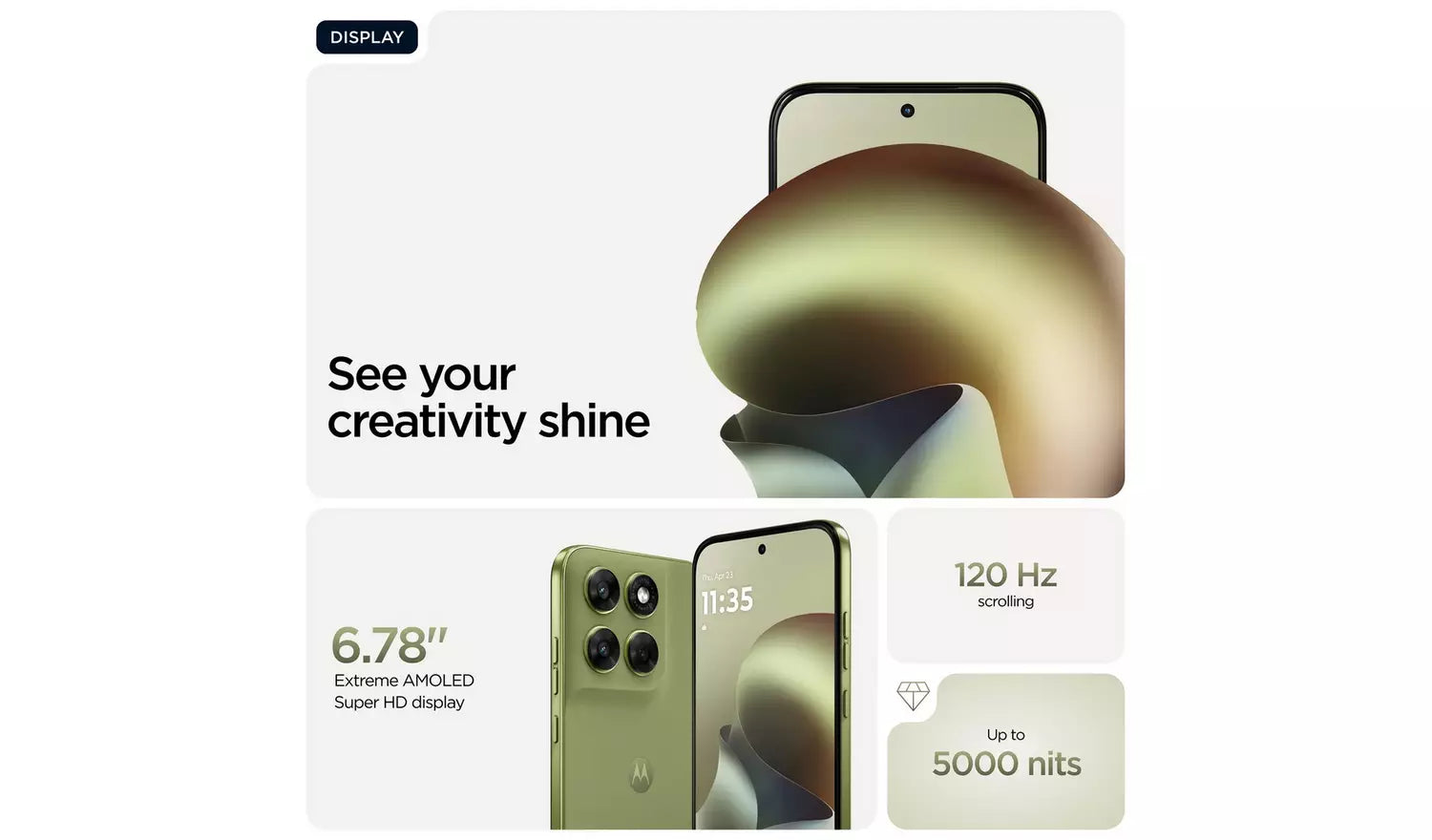 Motorola Moto G67 5G AI 128GB Unlocked - Nile - (New) Motorola