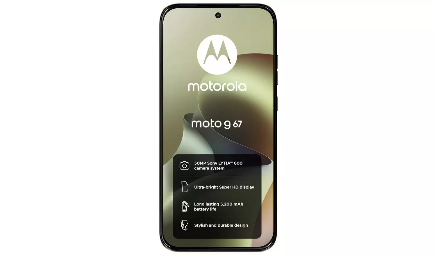 Motorola Moto G67 5G AI 128GB Unlocked - Nile - (New) Motorola