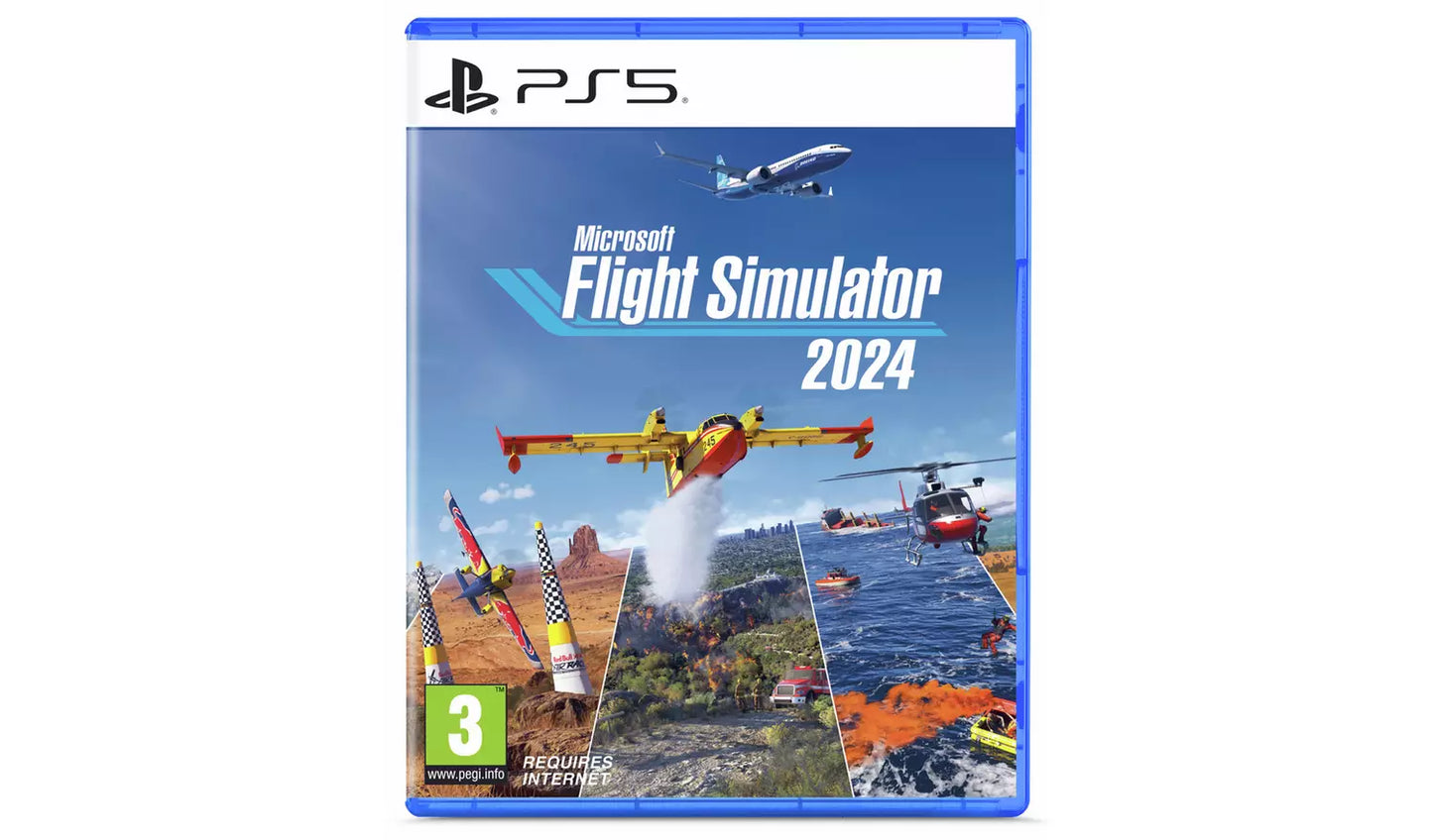 Microsoft Flight Simulator 2024 – PS5 | Physical Disc | 3+ (Excellent Condition) PS5