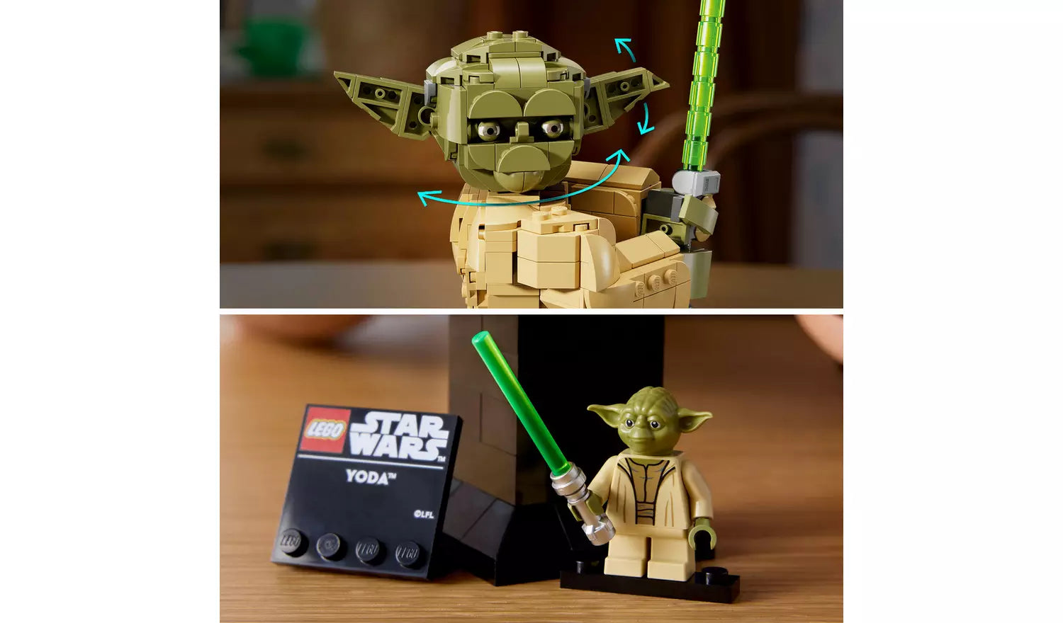 LEGO Star Wars Yoda Bust Model Kit for Adults 75438 | Ages 18+ | New LEGO