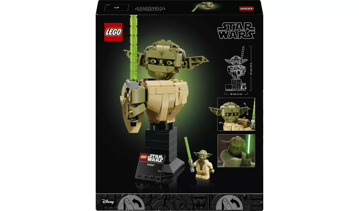 LEGO Star Wars Yoda Bust Model Kit for Adults 75438 | Ages 18+ | New LEGO