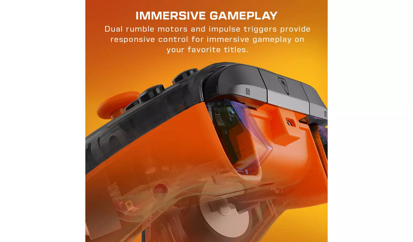 Turtle Beach Rematch Core Wired Controller – Orange (New) Xbox