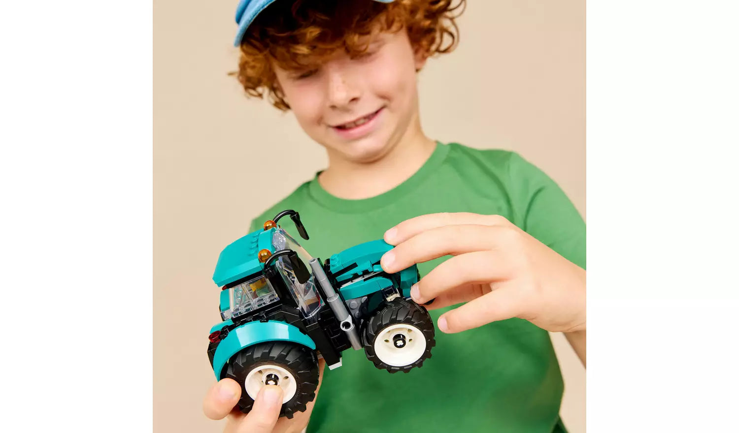 LEGO City Tractor Toy – Farm Vehicle Building Set | Ages 6+ | Model 60498 | New LEGO