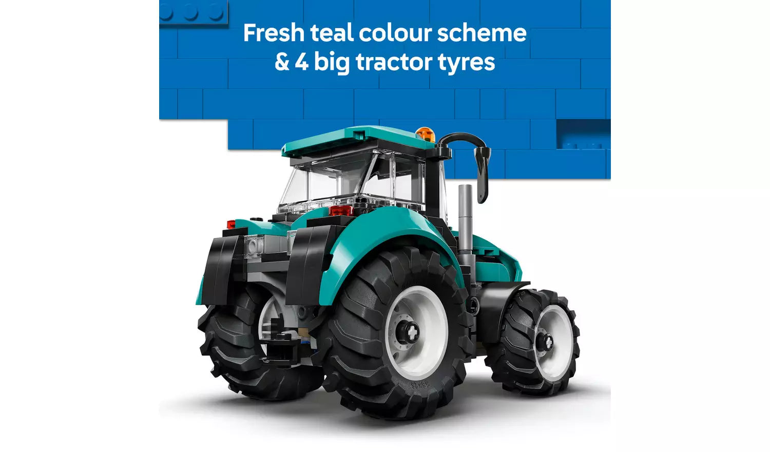 LEGO City Tractor Toy – Farm Vehicle Building Set | Ages 6+ | Model 60498 | New LEGO
