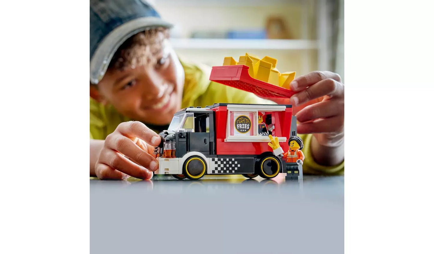 LEGO City Fries Food Truck Toy with 2 Minifigures | Ages 5+ | Model 60488 | New LEGO