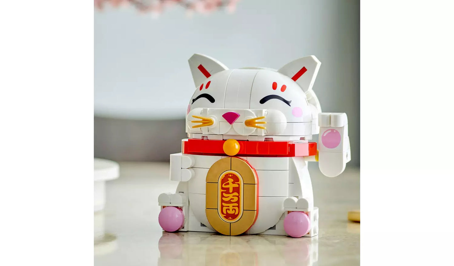LEGO Lucky Cat Display Model Building Kit | Ages 9+ | Model 40813 | New LEGO