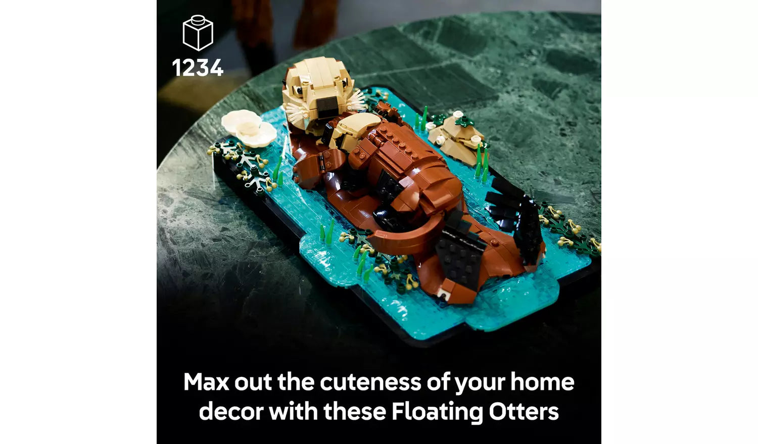 LEGO Ideas Floating Sea Otters Building Set for Adults | Ages 18+ | Model 21366 | NEW LEGO