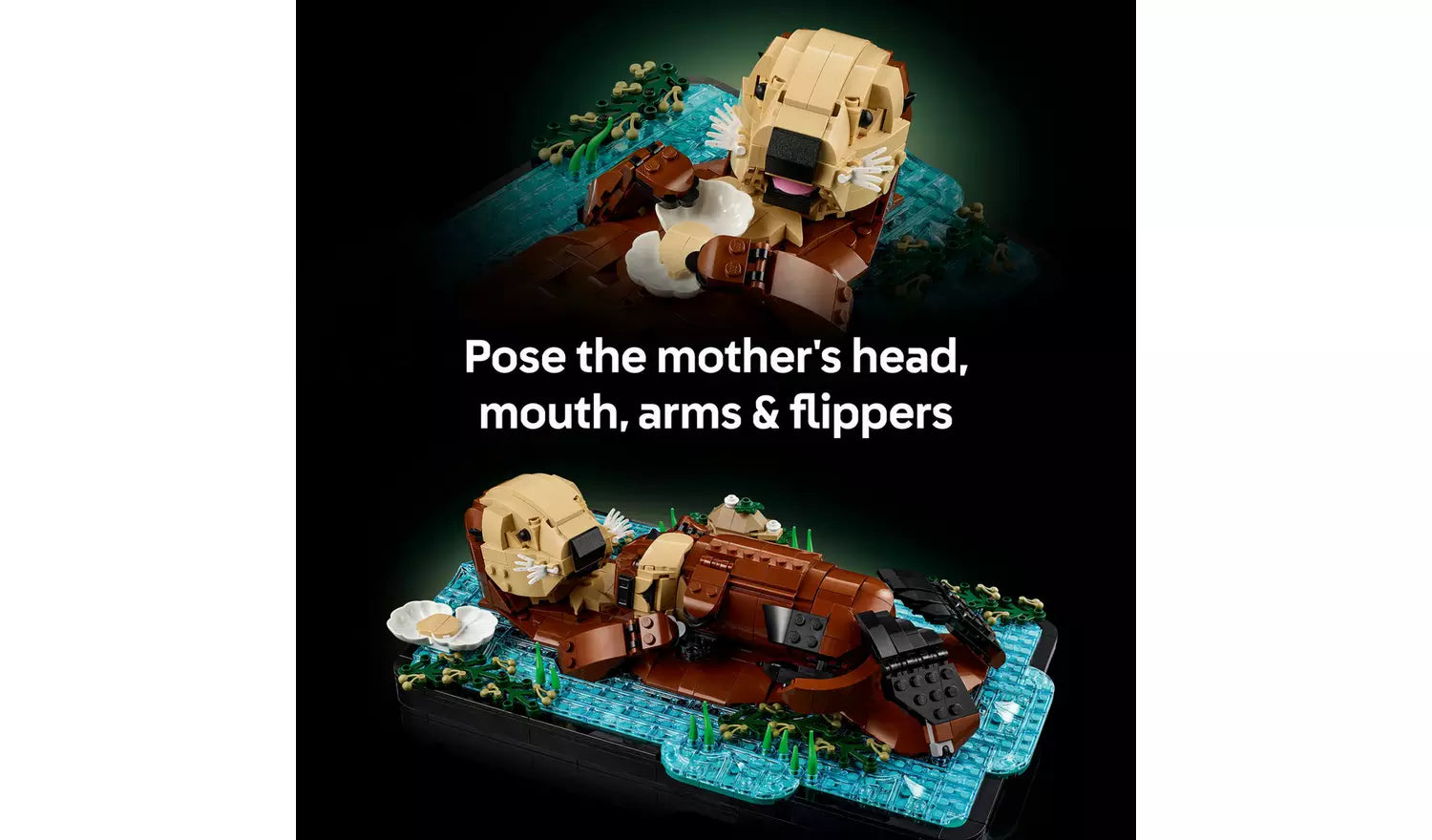 LEGO Ideas Floating Sea Otters Building Set for Adults | Ages 18+ | Model 21366 | NEW LEGO