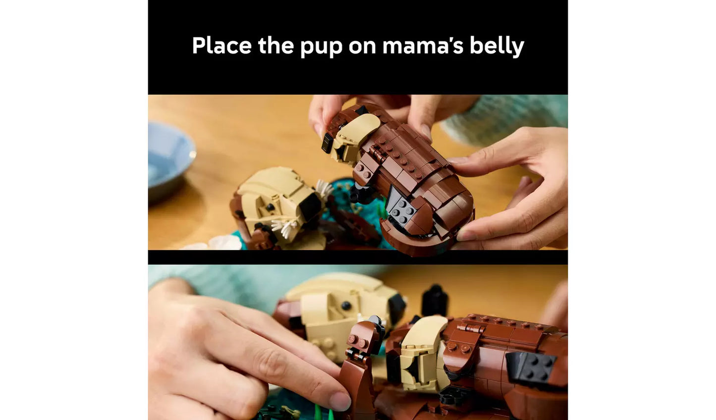 LEGO Ideas Floating Sea Otters Building Set for Adults | Ages 18+ | Model 21366 | NEW LEGO