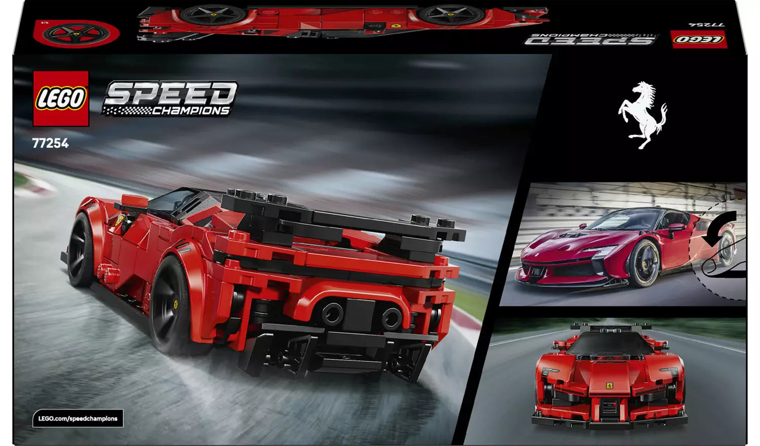 LEGO Speed Champions Ferrari SF90 XX Stradale Sports Car Toy Set | Ages 9+ | Model 77254 | New LEGO