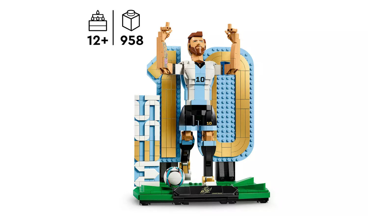 LEGO Editions Lionel Messi Football Legend Collectible Model Set | Ages 12+ | Model 43015 | New LEGO
