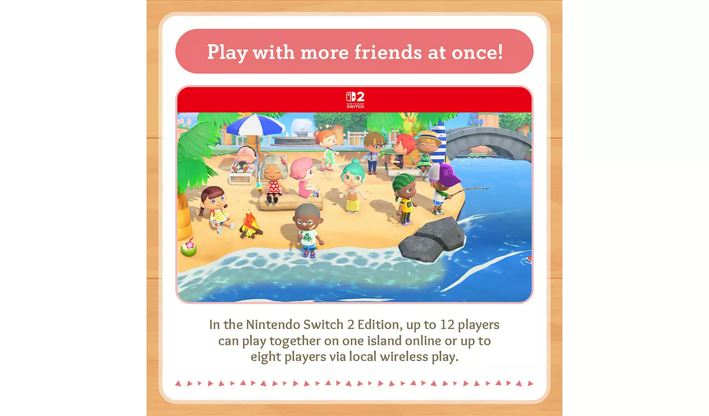 Animal Crossing: New Horizons – Nintendo Switch 2 | Physical Game Card | 3+ (New) Nintendo