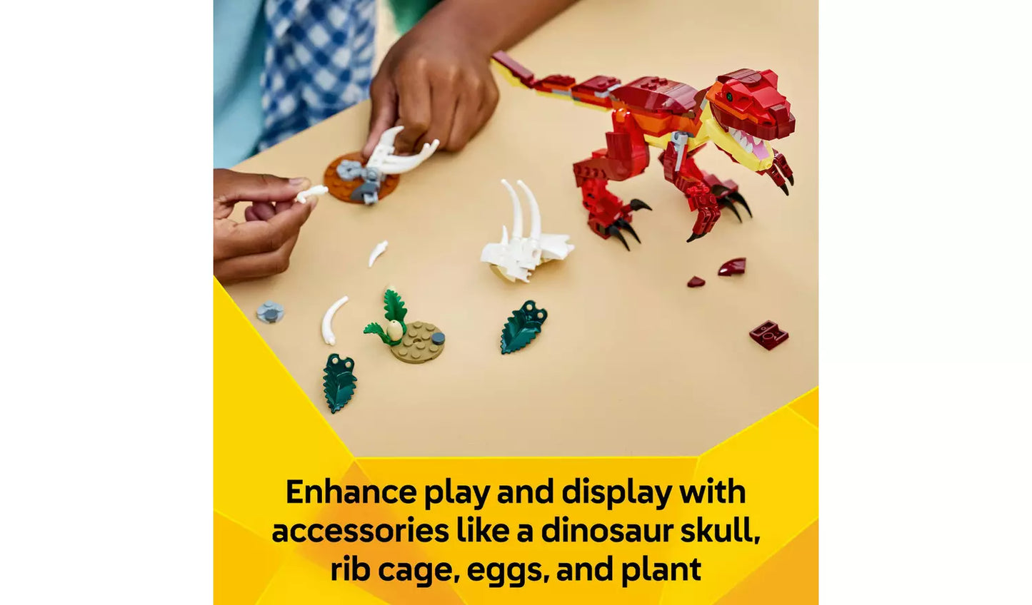 LEGO Creator 3in1 Fierce Dinosaur Figure | Ages 8+ | Model 31379 | New Lego