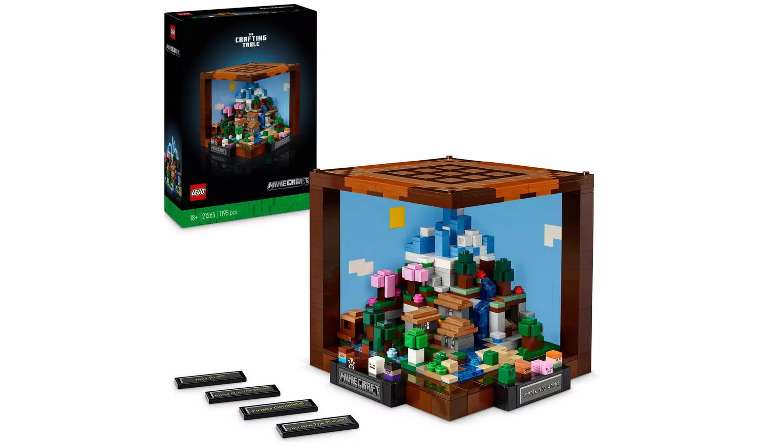 LEGO Minecraft The Crafting Table Model Set for Adults | Ages 18+ | Model 21265 | NEW LEGO