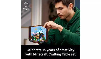 LEGO Minecraft The Crafting Table Model Set for Adults | Ages 18+ | Model 21265 | NEW LEGO