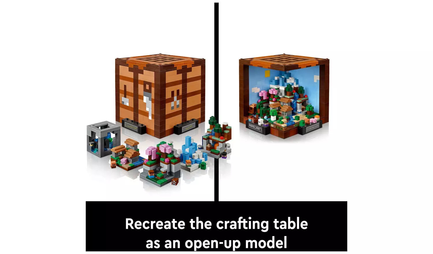 LEGO Minecraft The Crafting Table Model Set for Adults | Ages 18+ | Model 21265 | NEW LEGO