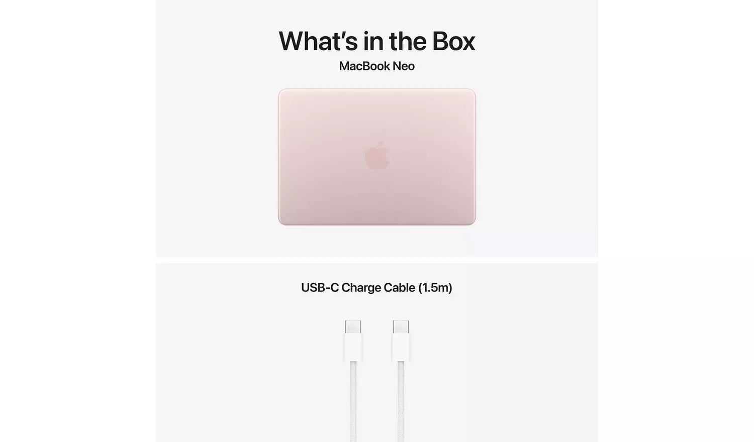 Apple MacBook Neo 2026 13-inch A18 Pro – 8GB RAM, 256GB SSD, Blush (New) Apple
