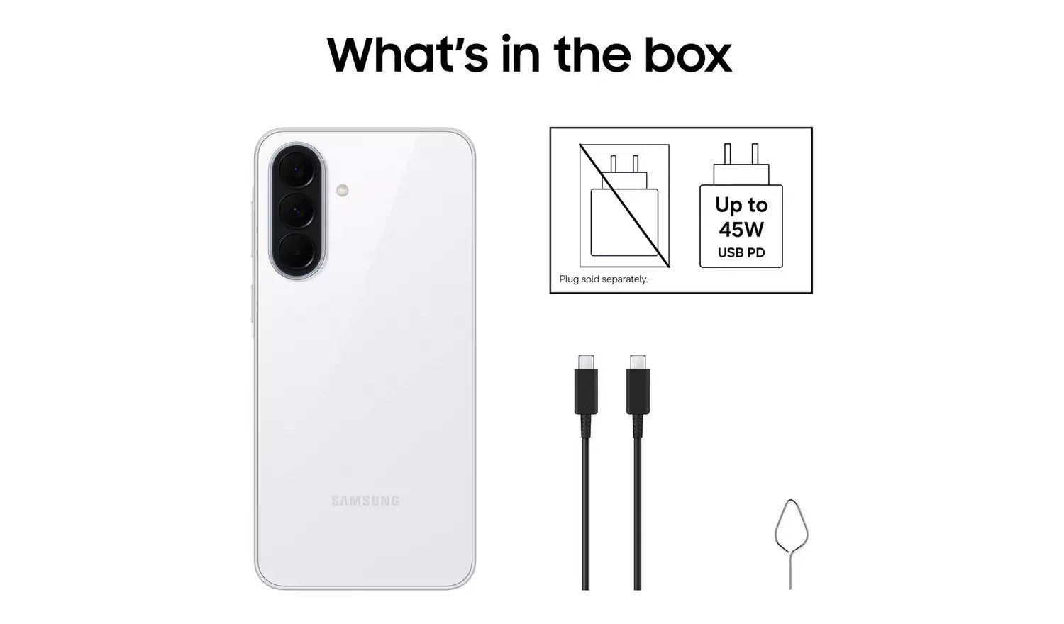 Samsung Galaxy A37 5G 256GB White Unlocked (New) Samsung