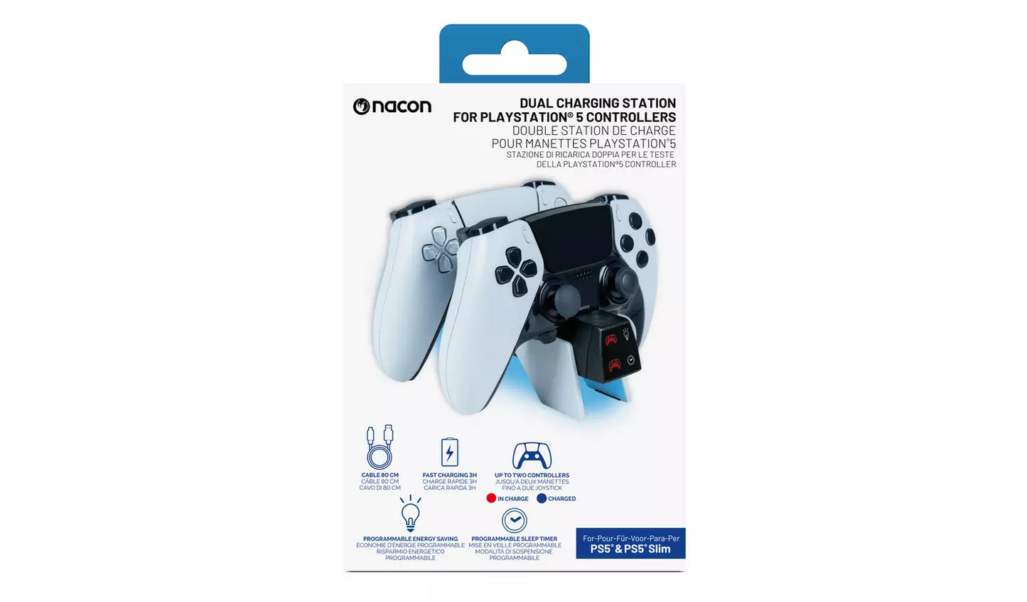 Nacon Dual Charging Station for PS5 Controllers (New) Nacon