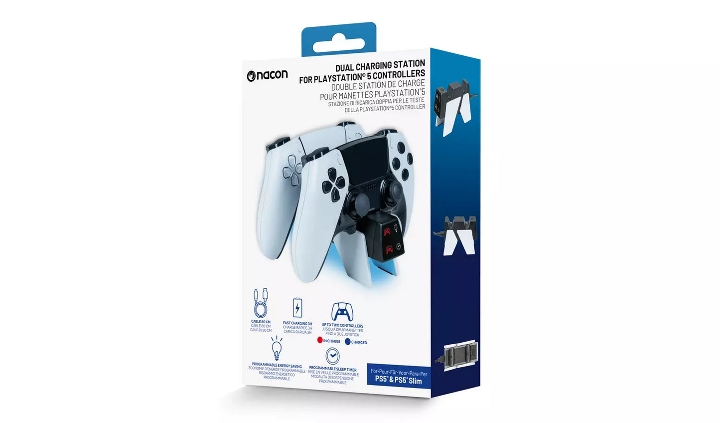 Nacon Dual Charging Station for PS5 Controllers (New) Nacon