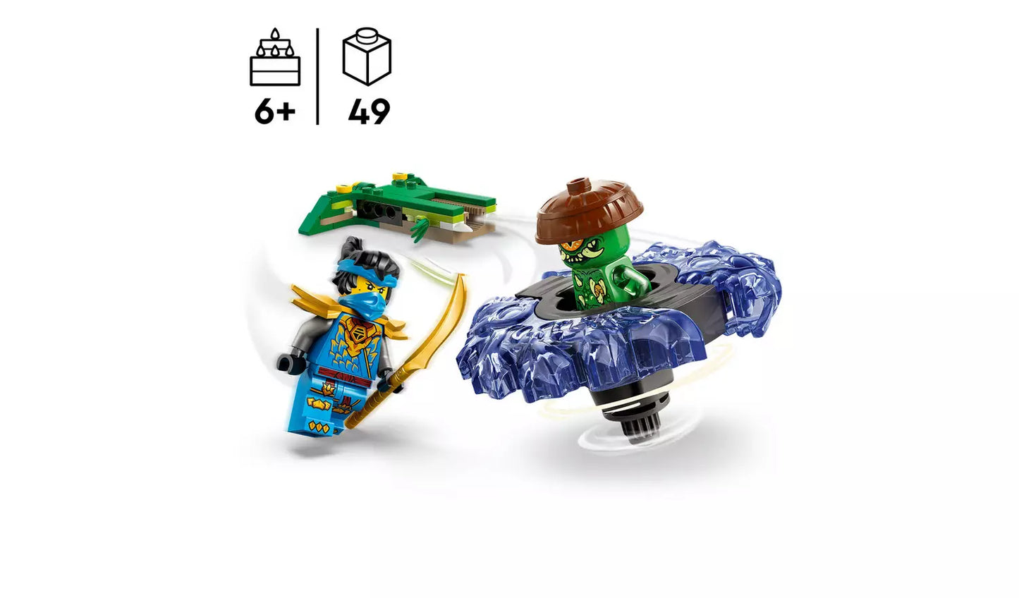 LEGO NINJAGO Nya vs. Mutation Monster Spinner Toy | Ages 6+ | Model 71849 | New LEGO
