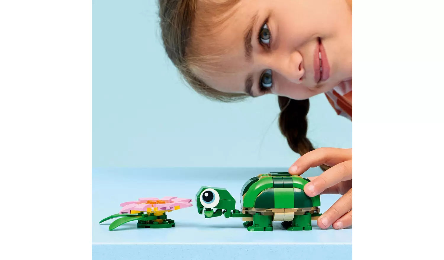 LEGO Creator 3in1 Turtle with a Water Lily Flower – Model 31377 | Ages 7+ | 124 Pieces | New LEGO