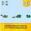 LEGO Creator 3in1 Turtle with a Water Lily Flower – Model 31377 | Ages 7+ | 124 Pieces | New LEGO