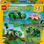 LEGO Creator 3in1 Turtle with a Water Lily Flower – Model 31377 | Ages 7+ | 124 Pieces | New LEGO