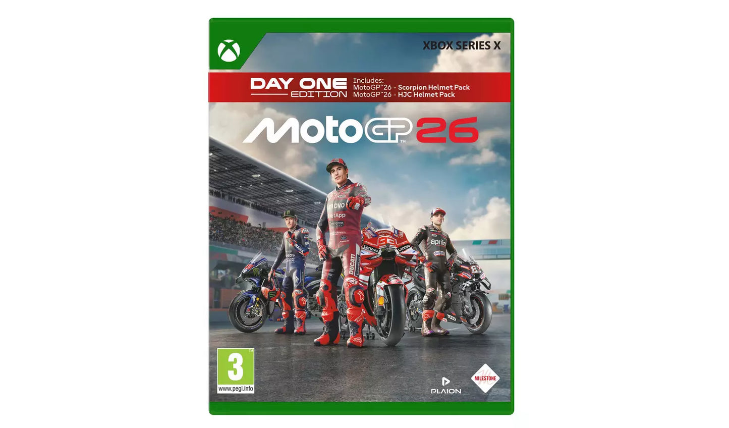 MotoGP 26 Day One Edition – Xbox Series X | Physical Disc | 3+ (New) Xbox