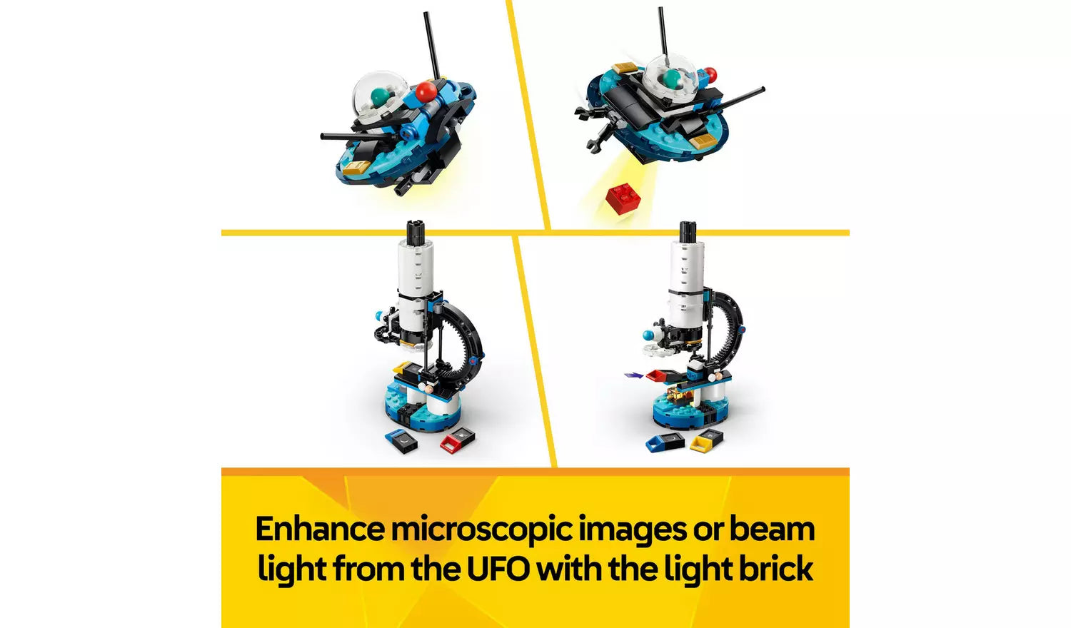LEGO Creator 3in1 Space Exploration Telescope Toy | Ages 8+ | Model 31378 | New LEGO