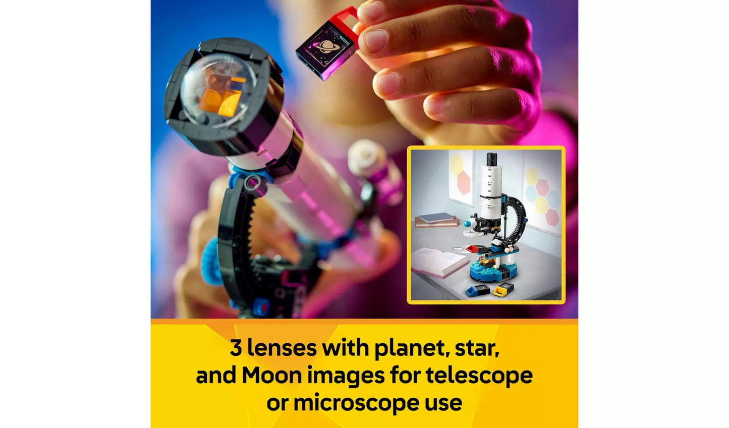 LEGO Creator 3in1 Space Exploration Telescope Toy 31378 | Ages 8+ | New LEGO