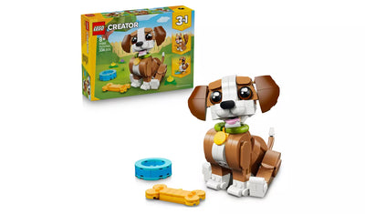 LEGO Creator 3in1 Cute Animals: Playful Puppy Dog Toy | Ages 8+ | Model 31382 | New LEGO