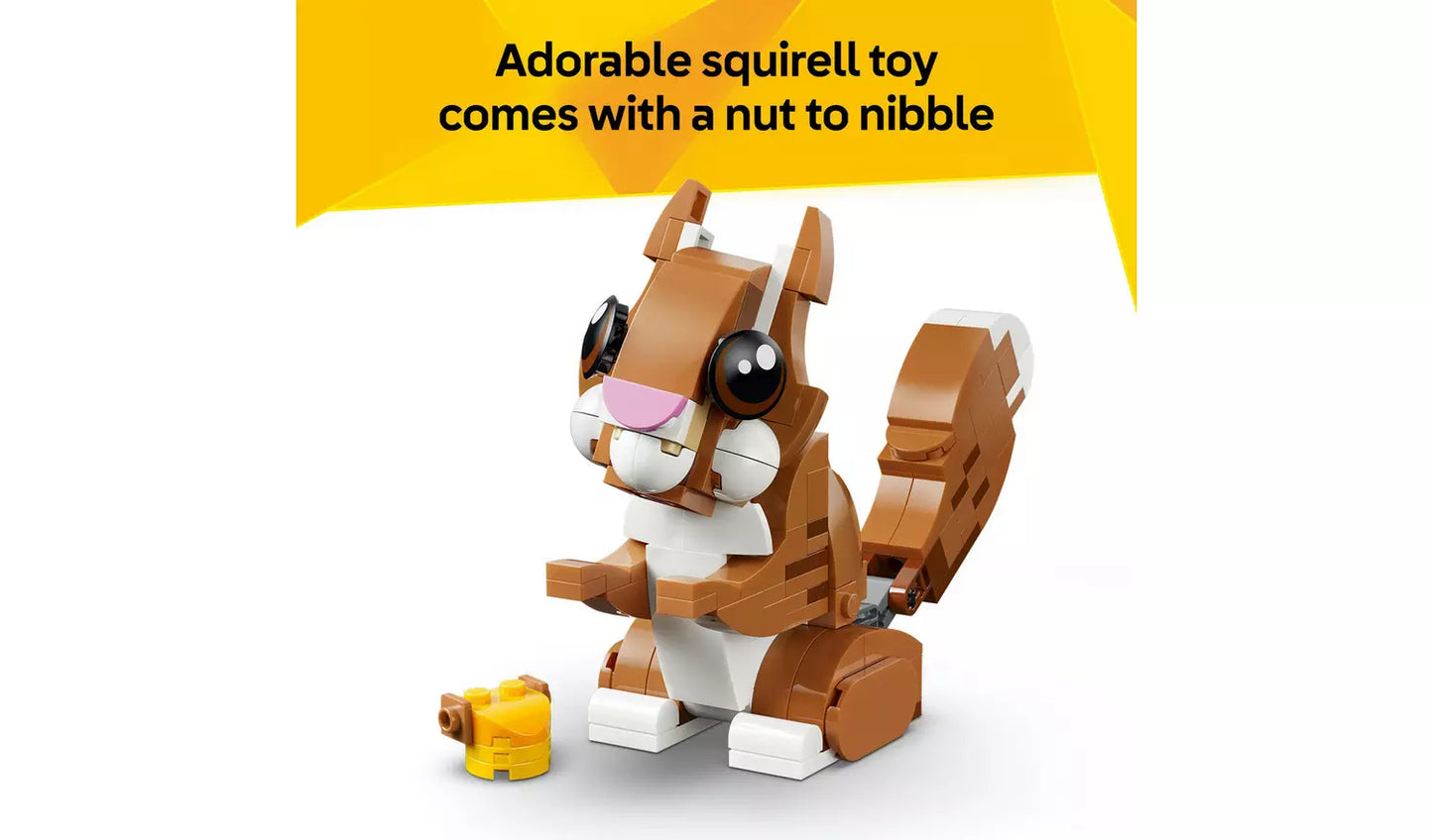 LEGO Creator 3in1 Cute Animals: Playful Puppy Dog Toy | Ages 8+ | Model 31382 | New LEGO