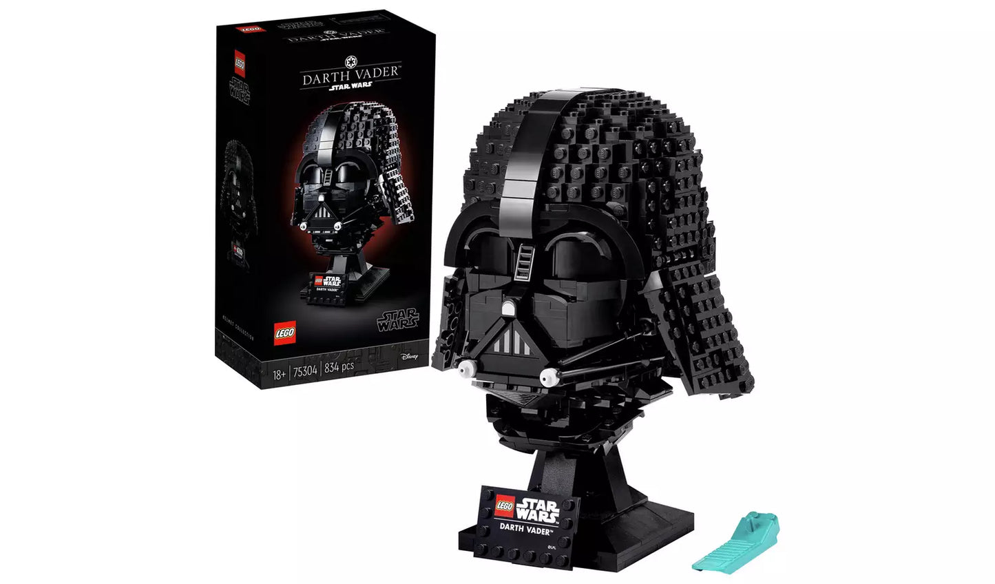 LEGO Star Wars Darth Vader Helmet Set for Adults | Ages 18+ | Model 75304 | NEW LEGO