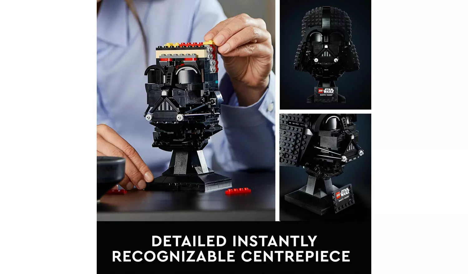 LEGO Star Wars Darth Vader Helmet Set for Adults | Ages 18+ | Model 75304 | NEW LEGO