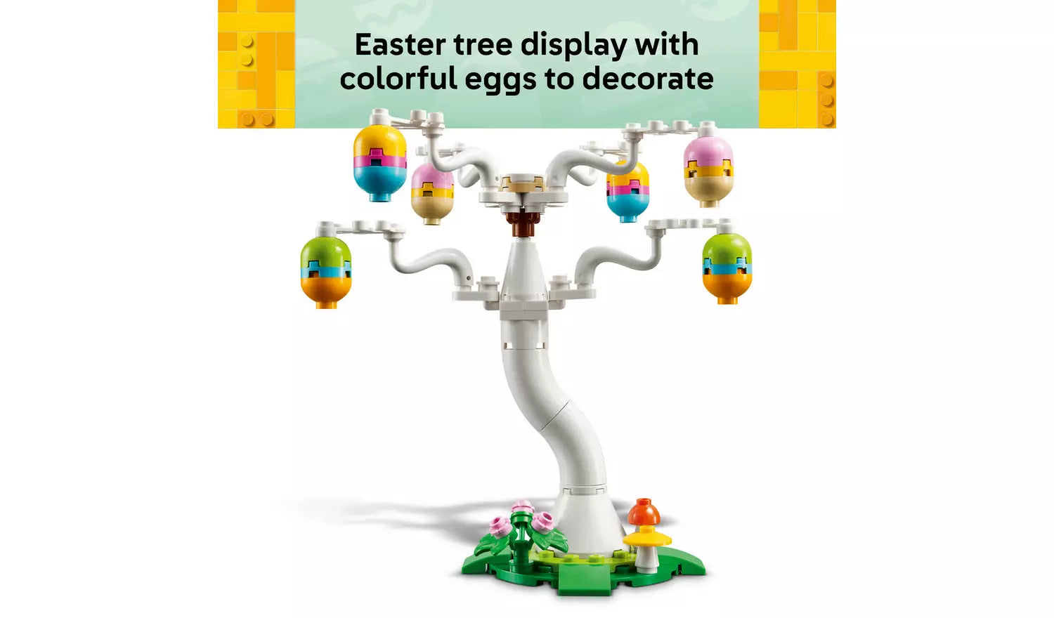 LEGO Easter Bunny and Chick Egg Hunt Toy – Model 40808 | Ages 8+ | 140 Pieces | New LEGO